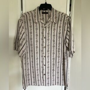 Lord & Taylor Metropolitan pure silk shirt EUC